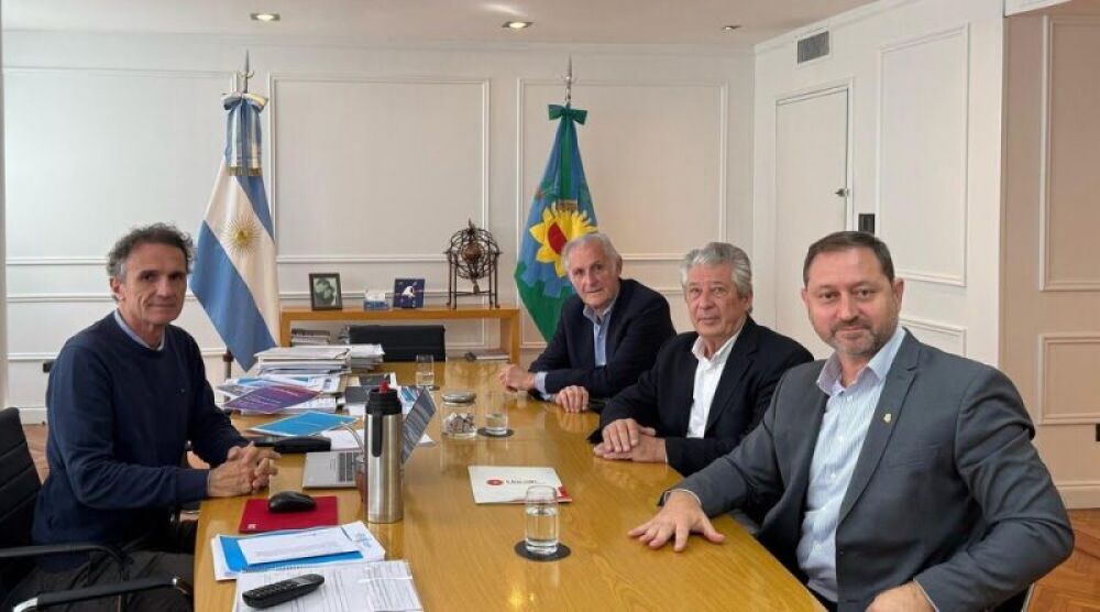 Salvador Serenal se reuni con Katopodis y Batakis en La Plata