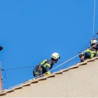Instalan la chimenea por donde saldr la 