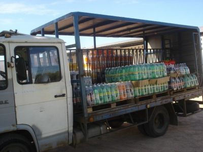 Lisandro Olmos: golpe comando en una distribuidora de bebidas