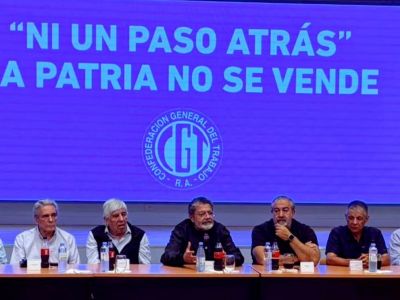 Crecen las presiones internas en la CGT para apurar el cuarto paro general contra Milei