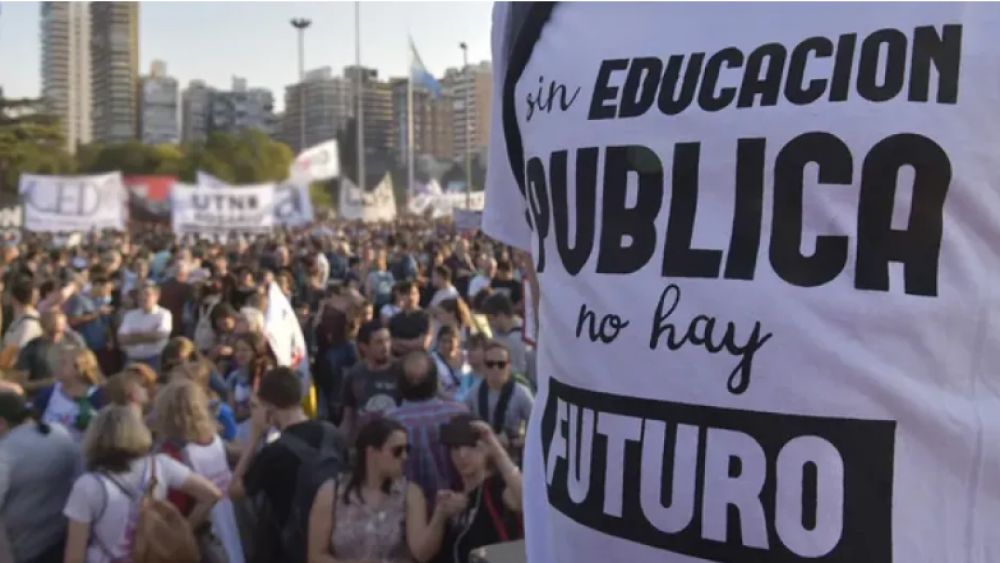 Comienza una semana de lucha en defensa de la universidad pblica y los salarios docentes
