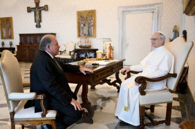 León XIV recibió a Werthein y el canciller lo invitó a viajar a la Argentina