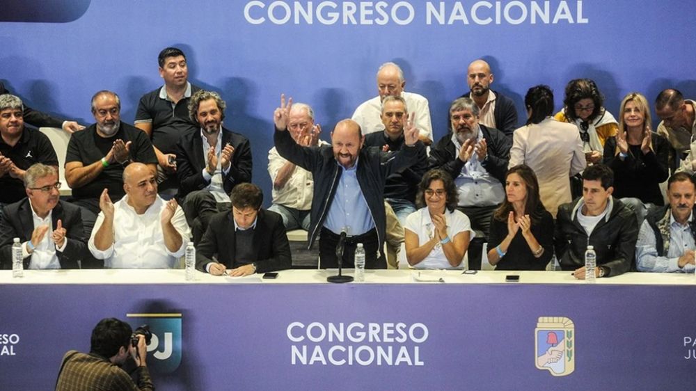El Congreso Nacional del PJ se reuni por zoom y sin gobernadores