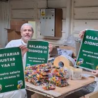 Con apoyo masivo, el gremio alimenticio sale a las calles