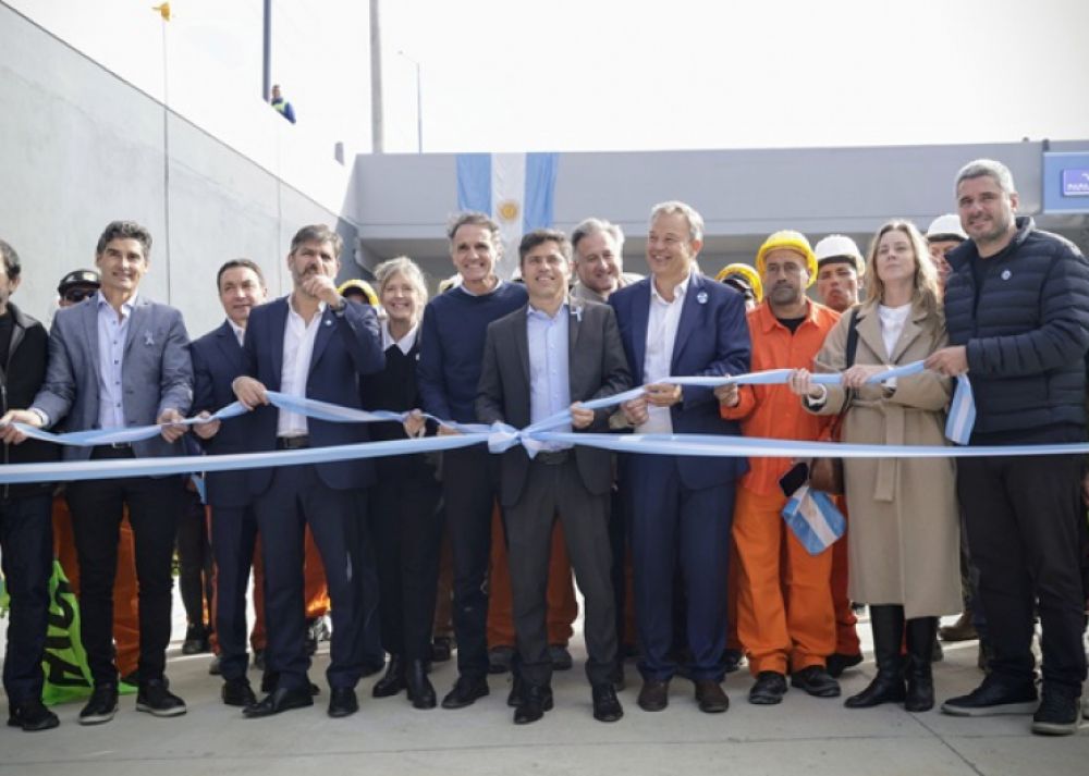 Kicillof inaugur el nuevo viaducto 