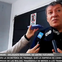 UATRE denunció que una citrícola se queda con parte del salario de sus empleados