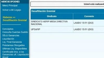 La justicia ordenó a Arca suspender el sistema de desafiliación sindical