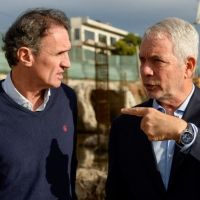 Katopodis y Alak recorrieron en La Plata las obras hidráulicas en Arroyo El Gato