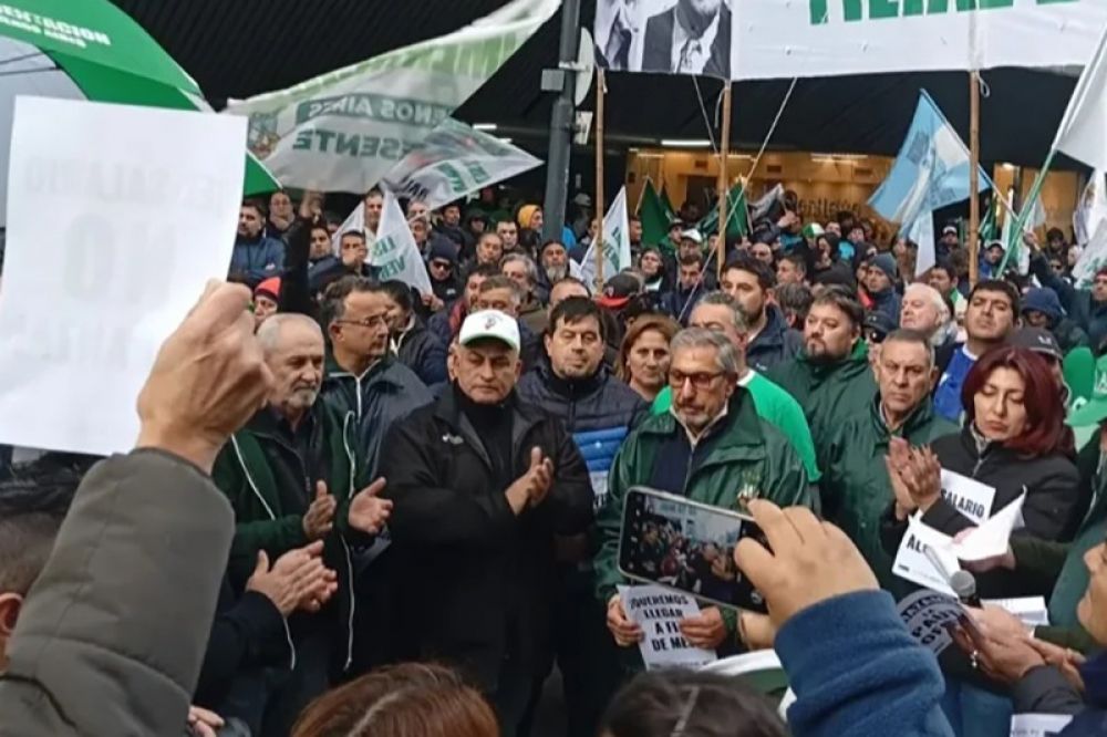 El sindicato de la alimentacin se moviliz contra la propuesta patronal del 1% en la paritaria
