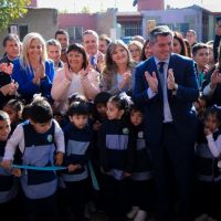 El gobernador Orrego inauguró una escuela de Nivel Inicial en Chimbas