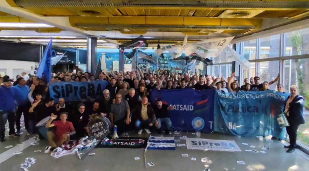Trabajadores de la TV Pblica lanzan retencin de tareas y ruidazo por salarios congelados