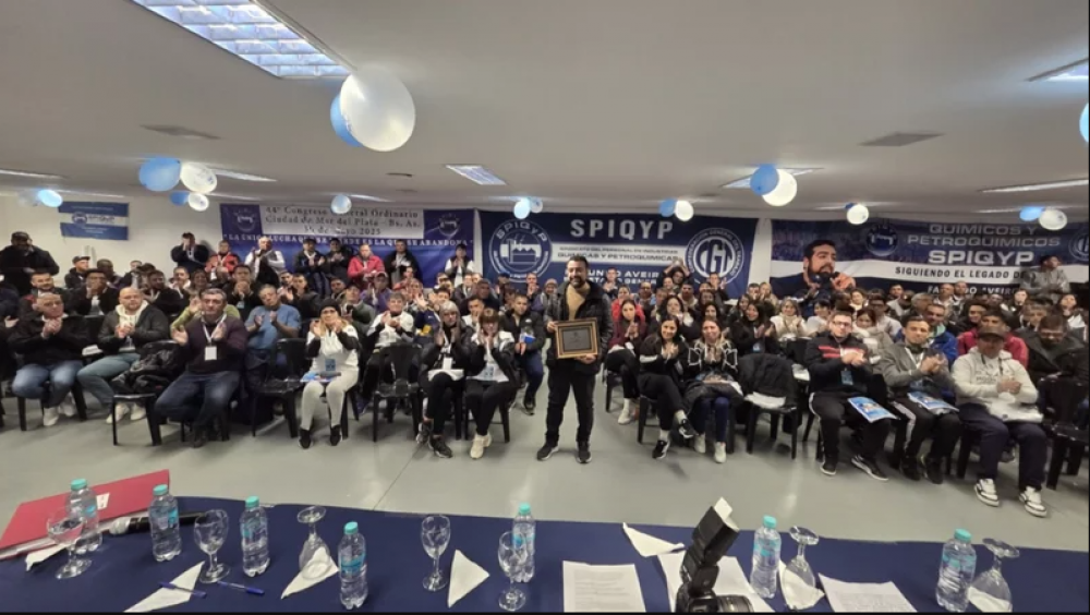 El SPIQyP cerr su 44 Congreso con un fuerte llamado a la unidad y defensa de los derechos laborales: Donde no hay gremios, hay ms explotacin