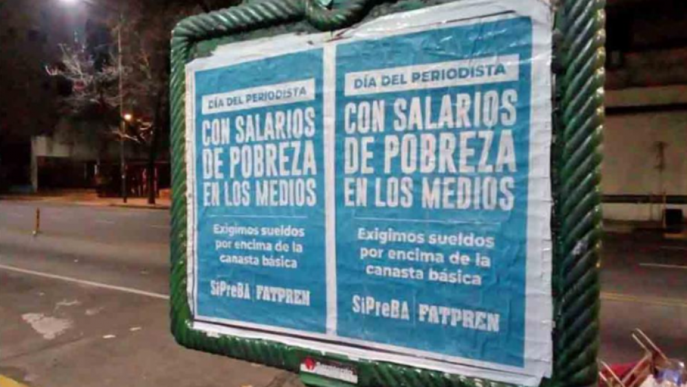 Siete de cada diez periodistas del AMBA tiene salarios por debajo de la lnea de pobreza