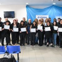 Se entregaron certificados a egresados de los cursos de capacitacin de UTHGRA en Puerto Madryn
