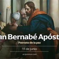 Hoy celebramos al Apstol San Bernab, cuyo nombre significa el que anima y entusiasma