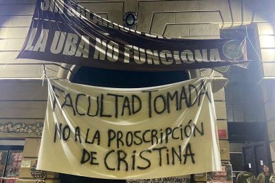 Estudiantes universitarios contra la proscripcin: ya hay facultades tomadas en defensa de la democracia