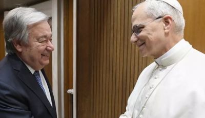 El Papa recibe a secretario general de la ONU para hablar sobre la paz