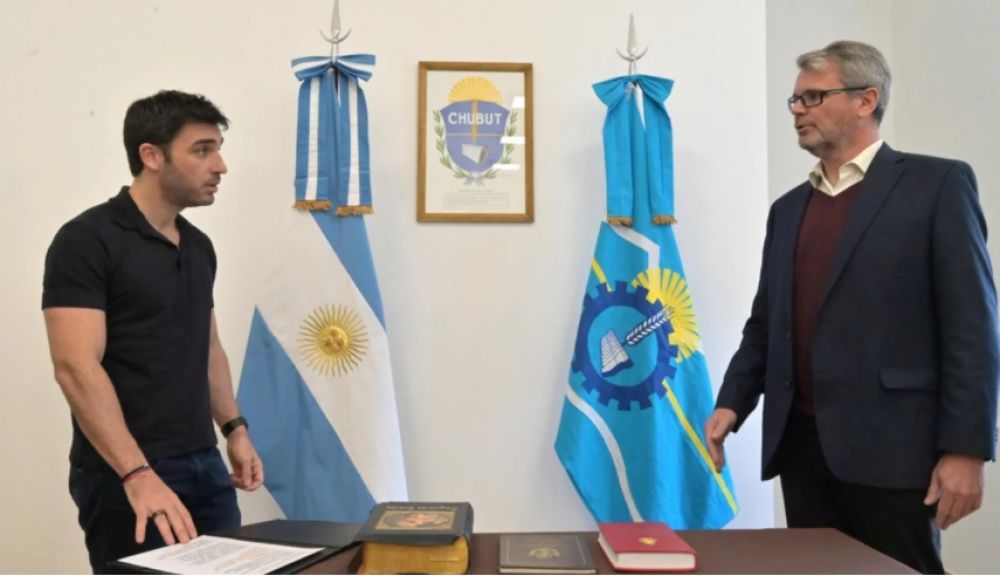Torres tom juramento a Pablo Juan Macadam como nuevo titular del ISSyS