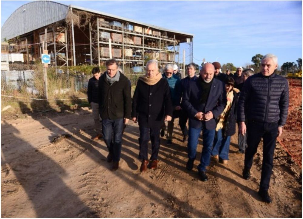 Alak y Katopodis recorrieron la megaobra que mejorar un 80% el suministro de agua potable en el Gran La Plata