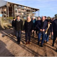 Alak y Katopodis recorrieron la megaobra que mejorará un 80% el suministro de agua potable en el Gran La Plata