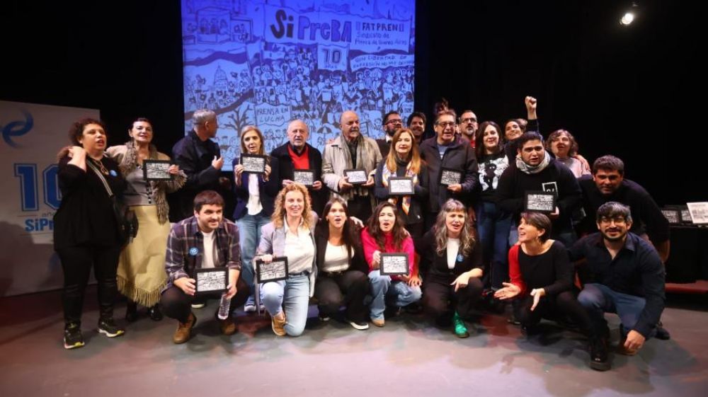 El SiPreBA celebr sus 10 aos con un fuerte llamado a defender el periodismo y los salarios dignos