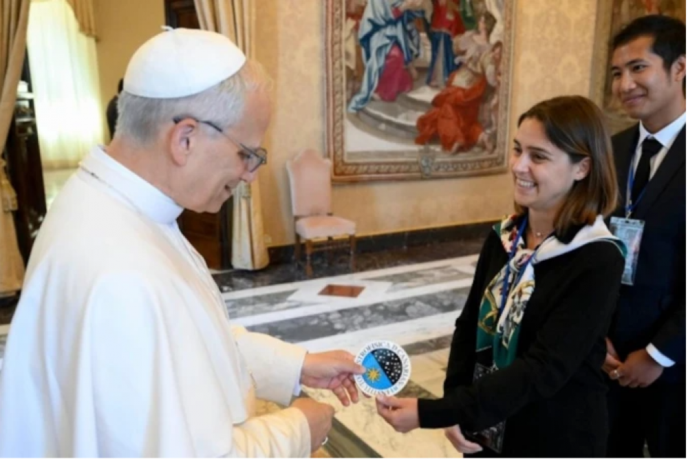 El Papa a jvenes astrnomos: No dudis en compartir el asombro al contemplar el universo
