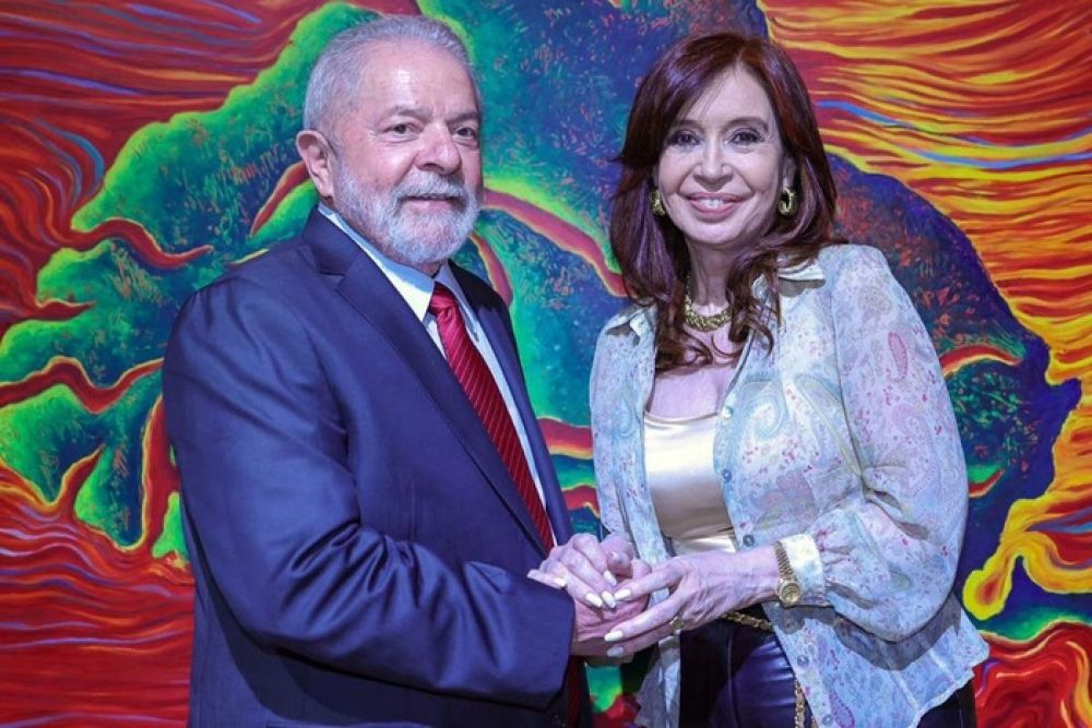 Lula da Silva visitar a Cristina Kirchner
