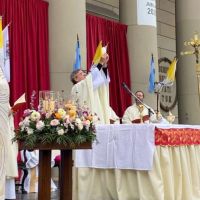 Mons. Garca Cuerva en Corpus: 