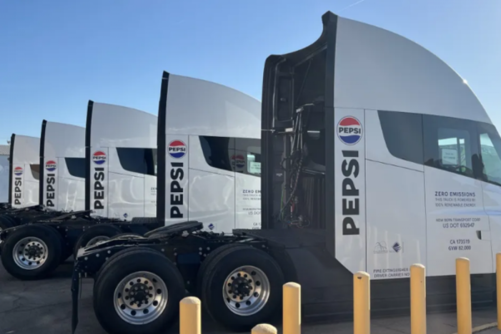 PepsiCo prev ahorrar casi un milln de dlares en combustible gracias a su flota de camiones elctricos