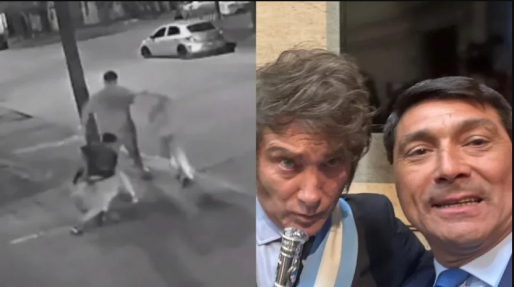 Piden la detencin del hijo del ex titular de OSPRERA y diputado libertario Pablo Ansaloni por la brutal golpiza en patota a un joven