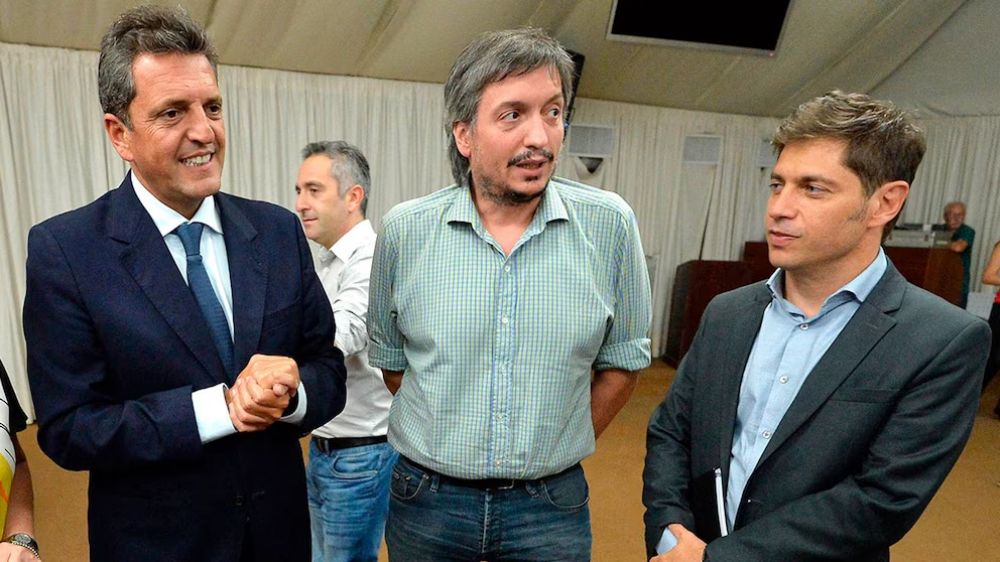 Por separado y a contrarreloj, Kicillof, Massa y Mximo Kirchner intentan darle forma a la estrategia electoral del PJ