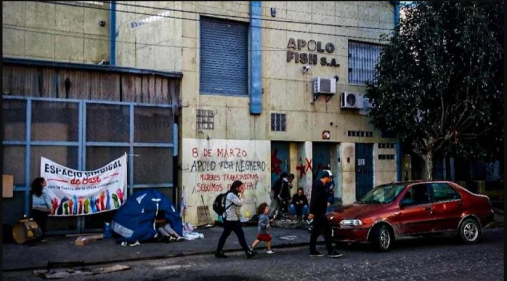 Alrededor de 200 empleados dejaron de trabajar en las fbricas pesqueras del Puerto de Mar del Plata durante el ltimo ao y medio