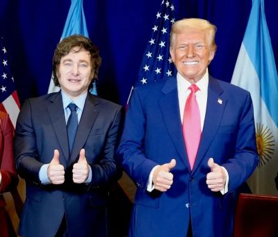 El curioso caso de los gastos de Javier Milei en busca de selfies con Donald Trump