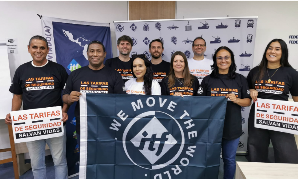 La oficina de ITF Amricas respald la campaa mundial por tarifas de seguridad en el transporte por carretera