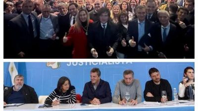 Con actos y reuniones, el PJ y LLA activan la madre de todas las batallas