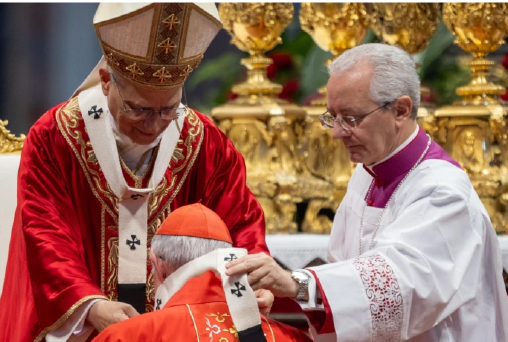 Doce arzobispos latinoamericanos reciben el palio de manos del Papa Len XIV