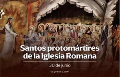Hoy recordamos a los Santos Protomrtires de Roma, vctimas de la primera persecucin