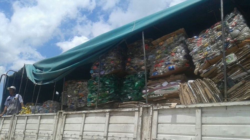 Miramar de Ansenuza: Venden para reciclaje 29550 kilos de residuos solidos