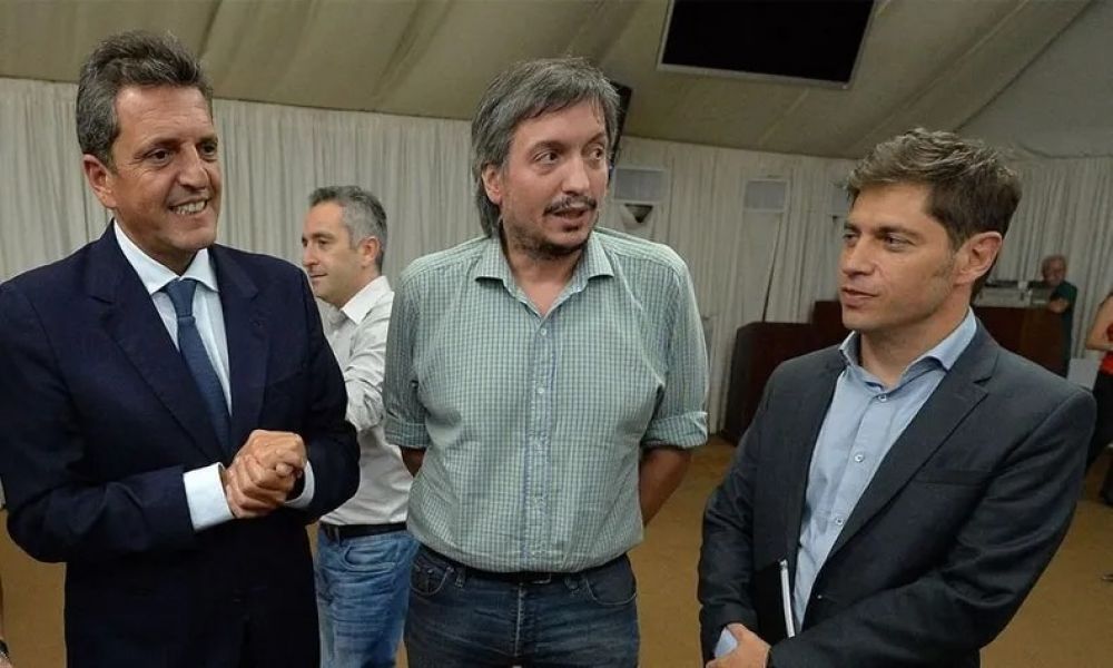 Acuerdo Axel Kicillof - Sergio Massa - Mximo Kirchner: el gobernador lidera, las encuestas definen las listas