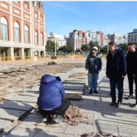 Con la presencia de Katopodis, se formaliz el inicio de las obras en la Rambla