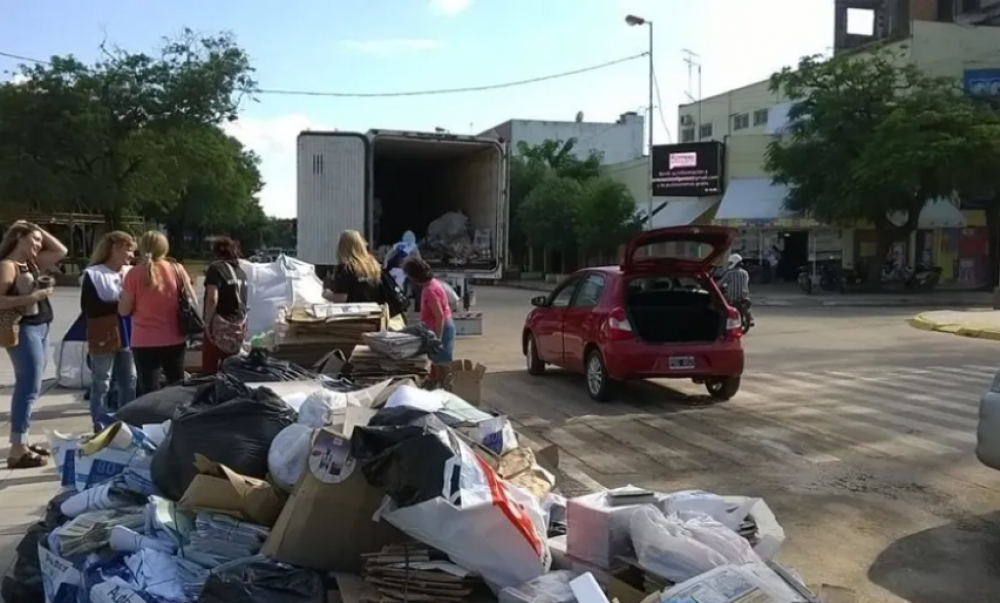 Formosa aport ms de 100 camiones al programa de reciclado solidario del Garrahan