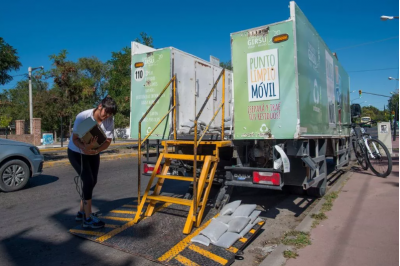 El punto limpio mvil del Girsu recorrer Gaiman, Playa Unin, Madryn y Trelew
