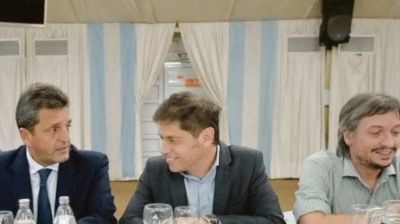 Kicillof, Massa y Mximo Kirchner se reunieron para definir las frmulas peronistas, a dos das del cierre de alianzas