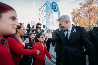 Frigerio particip de los actos por el Da de la Independencia en Gualeguaych