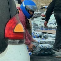 Camin de gaseosas perdi su carga en ruta nortea: vecinos se llevaron todo