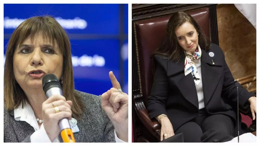 Bullrich acus a Villarruel de ser cmplice del kirchnerismo y la vicepresidenta la acus de haber sido terrorista
