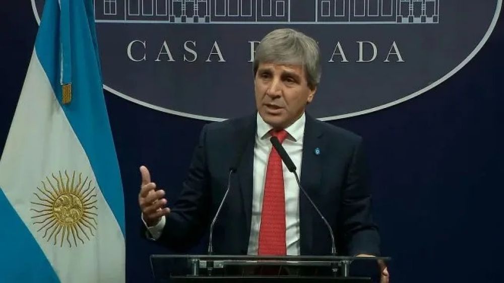Tras el revs en el Senado, Luis Caputo advirti: 
