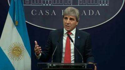 Tras el revs en el Senado, Luis Caputo advirti: 