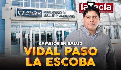 Cambios en el sistema de Salud de Santa Cruz: Vidal pas la escoba