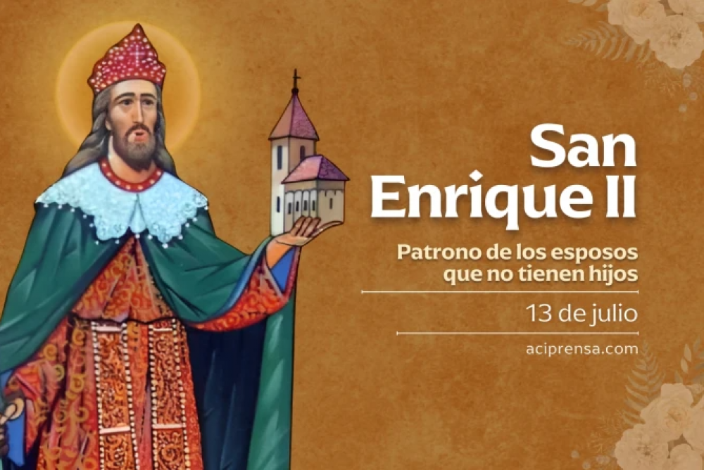 Hoy es la fiesta de San Enrique II, el nico santo que ostent el ttulo de Emperador